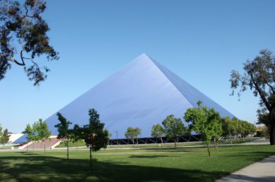 Walter Pyramid at Long Beach State University in Long Beach, California.